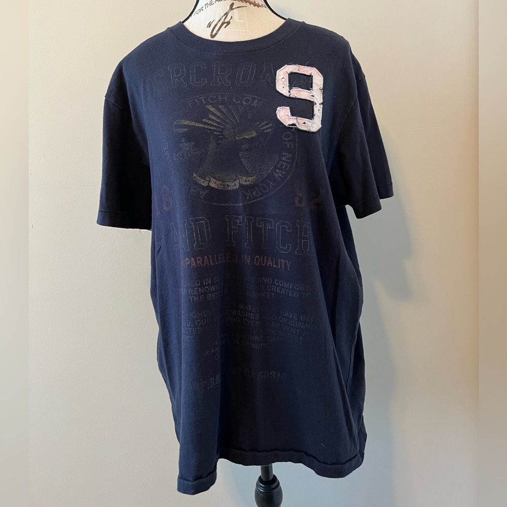 Abercrombie & Fitch Blue Short Sleeve Tee